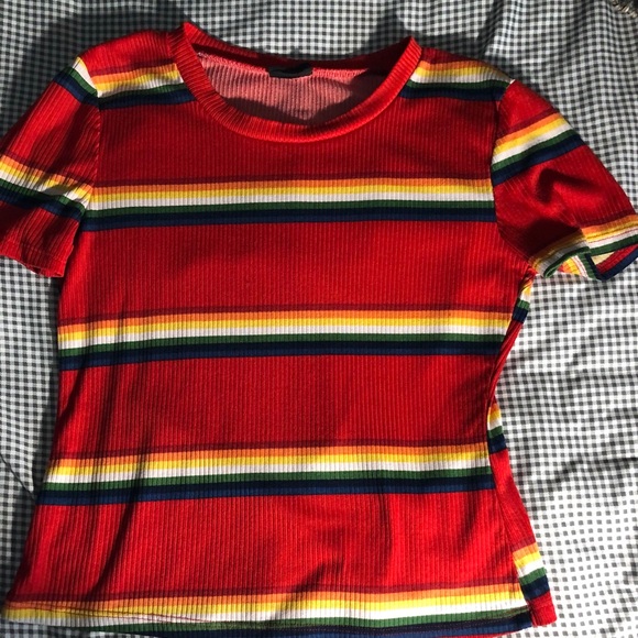 retro rainbow tee - Picture 1 of 2